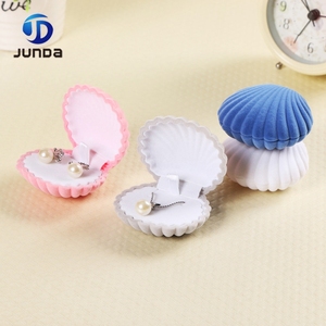 Wholesale custom cheap small shell gift jewelry packaging box