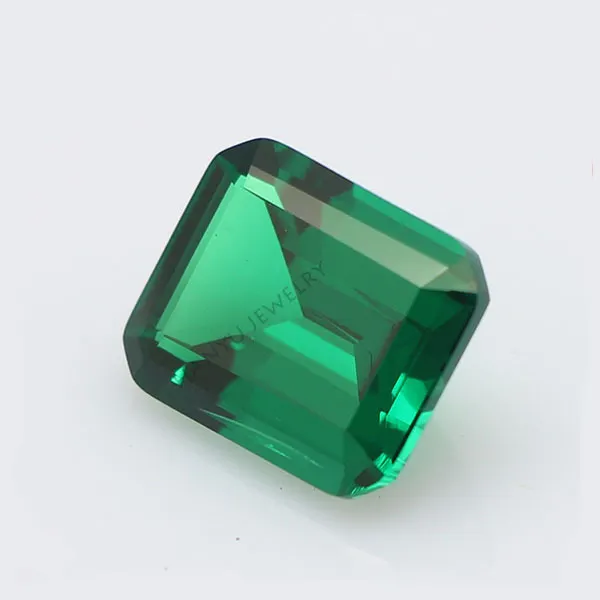 Emerald cut synthetic diamond nano diamond stone jewelry gemstones