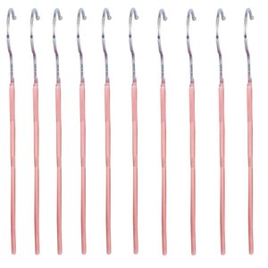 Inspring-percha de terciopelo con forma de corazón para niñas, abrigo con forma de corazón, ahorro de espacio, Premium, Rosa - Product Image 5