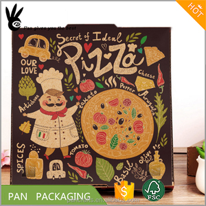 High Quality Cheap Wholesale Printing Corrugated <strong>Pizza</strong> <strong>Box</strong> <strong>Pizza</strong> Delivery Packaging <strong>Box</strong> for Scooter - Product Image 2