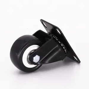 40 mm /50 mm /63 mm Swivel PU/PVC plastic Caster Wheels for chair / furniture