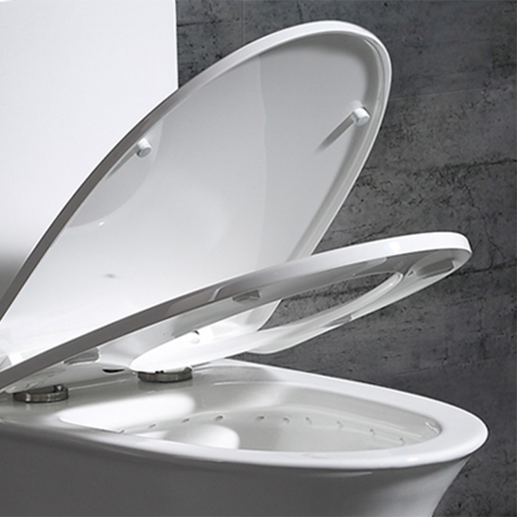 Промывка s-образный сифон с двойным смывом белый керамический монолитный Туалет унитаз