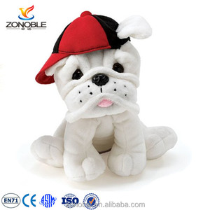 Sıcak satış peluş köpek oyuncak uyku bulldog sevimli çocuk hayvan oyuncak dolması İngilizce bulldog yavruları - Product Image 3