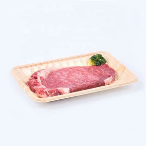 Plateaux d'emballage écologiques en plastique PP, 12 pièces, pour aliments, <span class=keywords><strong>fruits</strong></span> <span class=keywords><strong>de</strong></span> <span class=keywords><strong>mer</strong></span>, viande <span class=keywords><strong>de</strong></span> bœuf, conteneur alimentaire - Product Image 2