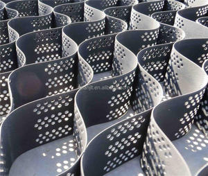 HDPE Driveway Stabilizer กรวดการควบคุมการกัดกร่อนของความลาดชันของ Geocell,การรองรับโหลด,การยึดผนังกริดกริด