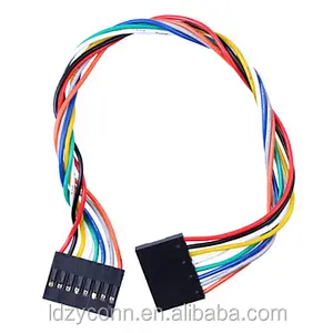 2.54mm 8 pin electronic wire to wire dupont jumper connector with wire cables
