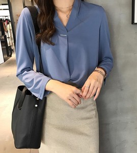 Camicetta da <span class=keywords><strong>donna</strong></span> in Chiffon camicia a maniche lunghe alla moda top da <span class=keywords><strong>donna</strong></span> e camicette da <span class=keywords><strong>donna</strong></span> <span class=keywords><strong>taglie</strong></span> <span class=keywords><strong>forti</strong></span> M- 4XL top da <span class=keywords><strong>donna</strong></span> - Product Image 5