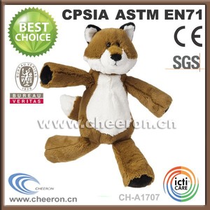 verde de zorro de <span class=keywords><strong>la</strong></span> promoción de <span class=keywords><strong>la</strong></span> muñeca de <span class=keywords><strong>la</strong></span> felpa juguetes de zorro plantea hasta las orejas - Product Image 4