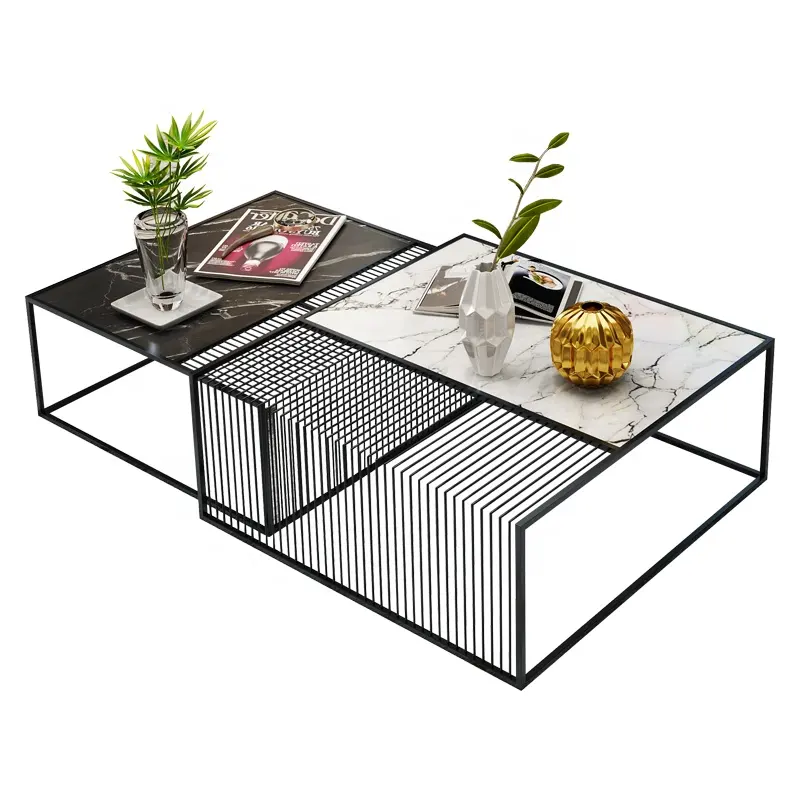 Luxus Aussehen Salon Möbel Seiten hocker Tisch modernen Beistell tisch Matel Material Couch tisch chinesischen Stil