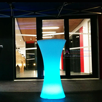 Comptoir de bar lumineux Cocktail Party RGB Changement de couleur Bar Glow LED Tables