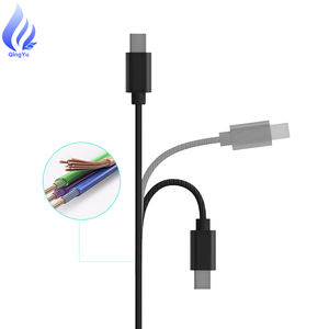 Câble USB C tressé en nylon Offre Spéciale connecteur de charge rapide 3.0 <span class=keywords><strong>pour</strong></span> <span class=keywords><strong>Macbook</strong></span> <span class=keywords><strong>pour</strong></span> Galaxy S21 <span class=keywords><strong>pour</strong></span> caméra d'ordinateur 3.3FT/6.6FT - Product Image 2