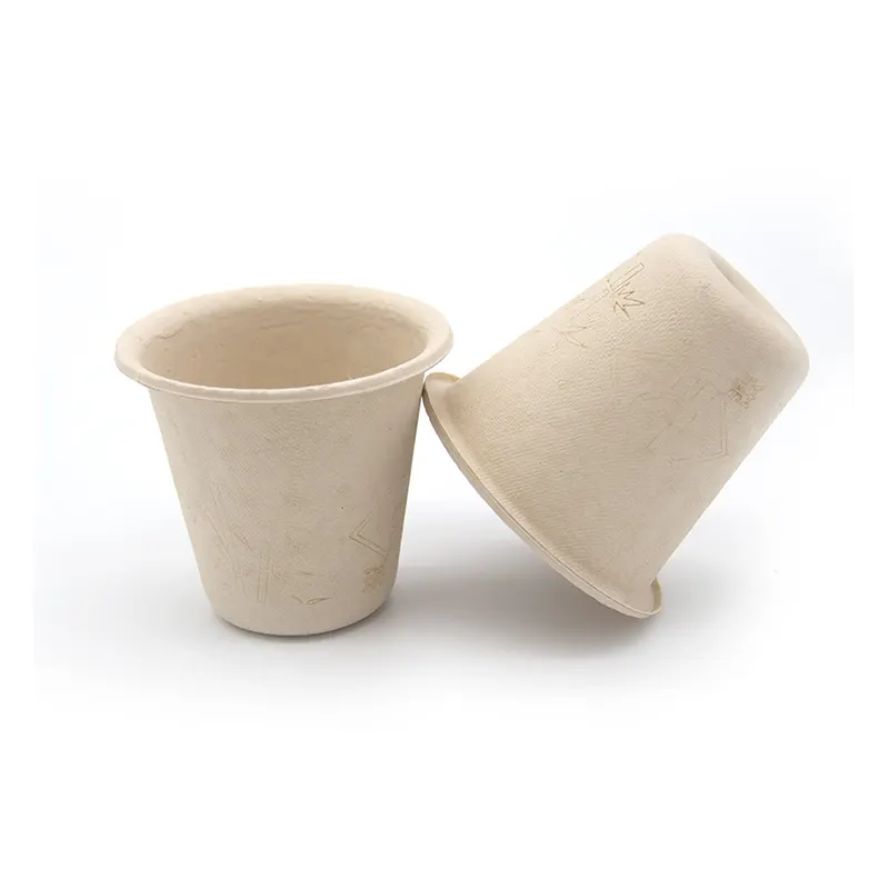 Wholesale disposable tableware bamboo coffee cup