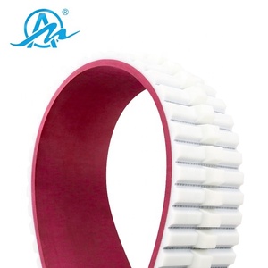 Tùy Chỉnh ATK10 + 3T Pu Thời Gian Vành Đai V Gân Vành Đai Thêm Red Cao Su Tráng - Product Image 3