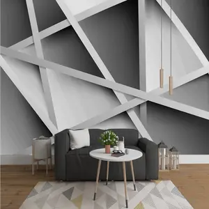 Gray Solid Triangle Geometry Wallpaper Importers 3d Wallpaper Kitchen Branded Wallpaper