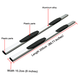 Đen chạy bảng và <span class=keywords><strong>Nerf</strong></span> bước thanh cho Toyota Tundra phụ kiện 2015 2016 2017 2023 - Product Image 3