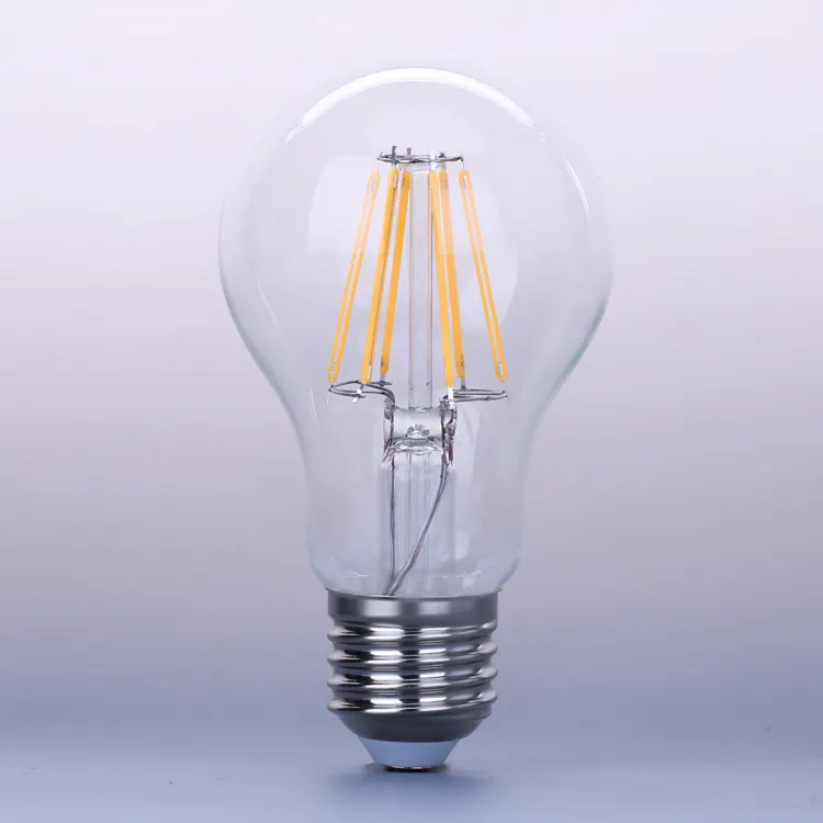 China supplier free sample 360 degree beam angle Edison led bulb A60 A19 4W 6W 8W led light bulb led filament light