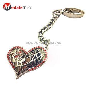 Thời Trang Thiết Kế Mới Kim Loại Khung Ảnh Keychain Với Chia Vòng - Product Image 3