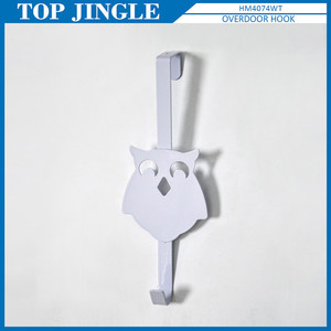 Metal 3pcs/set white owl design <b>over</b> <b>door</b> hanger holder - Product Image 2