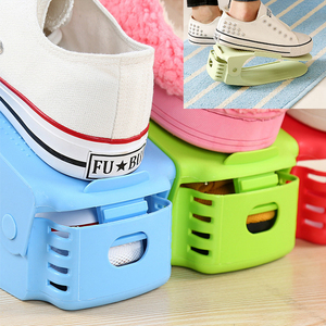 adjustable space-saving shoes display storage rack shoe slot organizer space saver plastic shoe rack