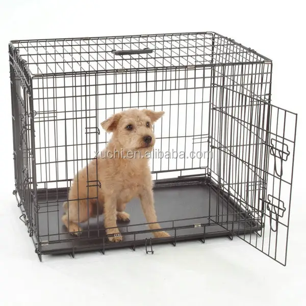 Сверхпрочный ящик для собак, складная клетка для животных