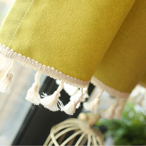 Piccole tende Decorative di cotone di alta qualità Mini tessute per uso esterno per soggiorno o finestra ospedaliera - Product Image 4