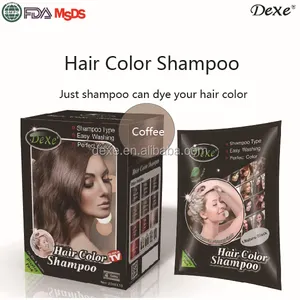 Ingrediente a base di erbe naturale Shampoo per capelli colorante istantaneo per capelli Shampoo per capelli grigi fabbrica private label oem dom