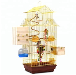 3018 cage à perroquet en métal blanc noir cage d'élevage d'oiseaux avec cage à chinchilla - Product Image 6