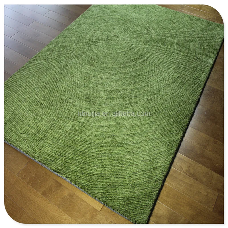 הנמכר ביותר!!! פוליאסטר ארוג מדובלל שטיח שטיח שטיח <span class=keywords><strong>ירוק</strong></span> טבעת שטיחים מקורה גדל