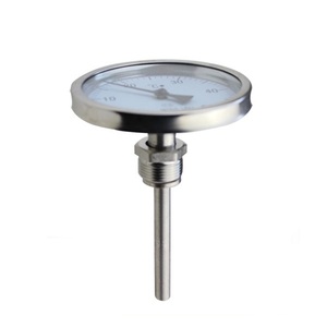 Termômetro Bimetálico Axial com Mostrador, Medidor de Temperatura em Faixa - Product Image 4