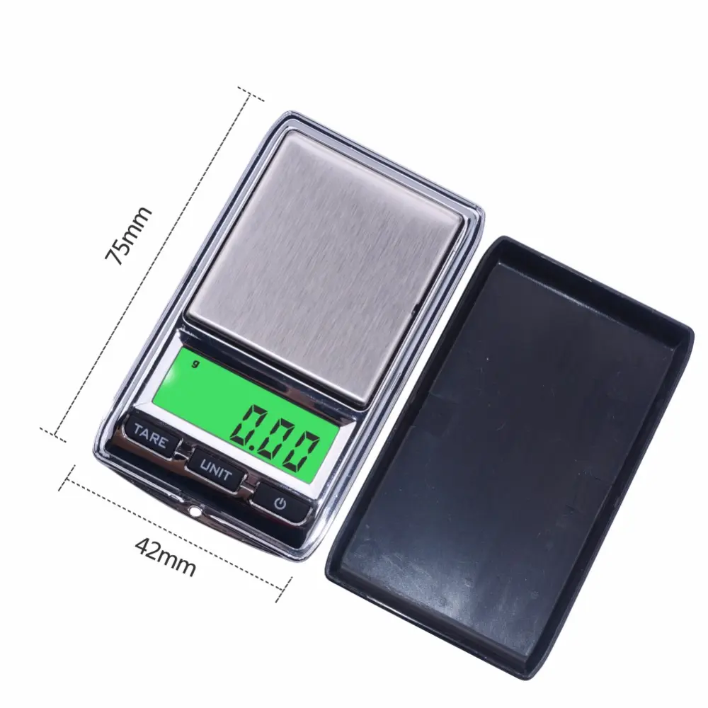 ホット販売100グラム * 0.01グラム500グラム × 0.1グラムMini Digital Portable LCD Electronic Balance Pocket Jewelry WeighingスケールDualスケール