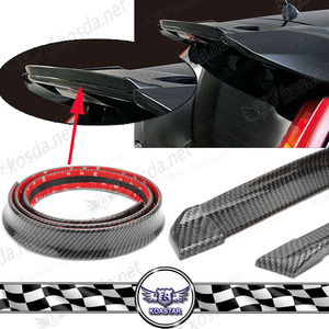 Car front lip bumper <span class=keywords><strong>rubber</strong></span> strip, car Look carbon Spoiler universal <span class=keywords><strong>band</strong></span> - Product Image 1