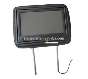 Écran du lecteur de <span class=keywords><strong>la</strong></span> publicité de taxi cab appui-tête de 7 pouces LCD avec capteur de corps IR - Product Image 5