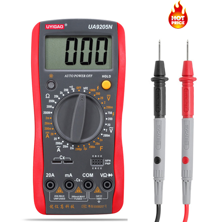 Best cheap price Voltmeter Ohmmeter Ammeter Capacitance DC AC Tester Digital Multimeter