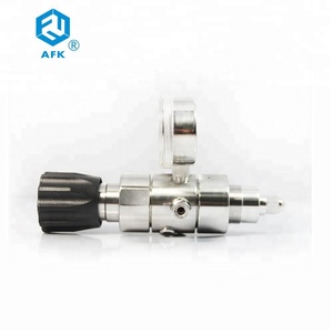 Regulador de presión de gas de <span class=keywords><strong>CO2</strong></span> de doble etapa CGA 330 de alta presión