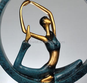 Trừu Tượng Bức Tượng Điêu Khắc Nhảy Múa Chất Béo Phụ Nữ Trang Trí Nội Thất Bài Viết - Product Image 2