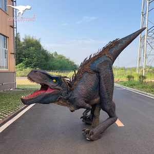 Dinosaur <span class=keywords><strong>World</strong></span> Costume de dinosaure Velocirapter Bleu pour la fête - Product Image 4