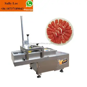 Automatische Gefrierfleischschneidemaschine Hot pot Hammel rolle schneidemaschine