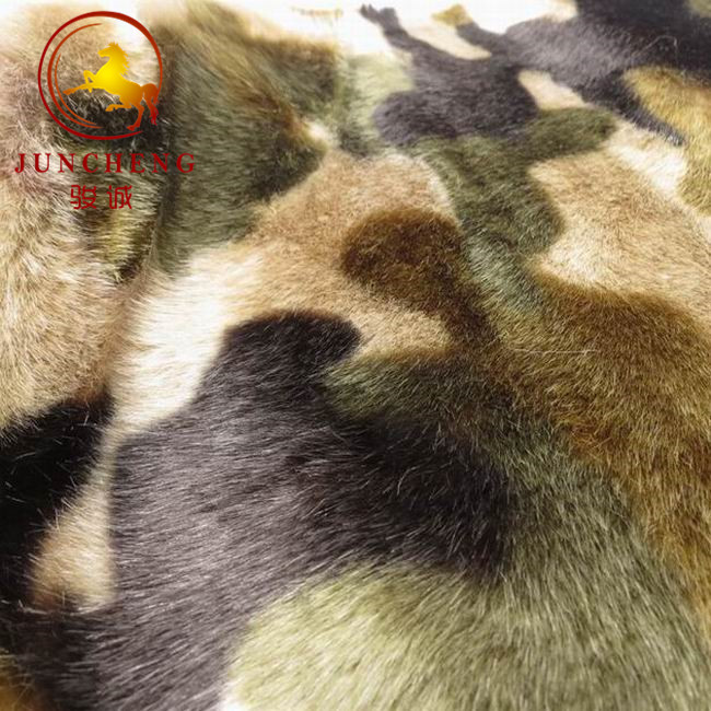 Высококачественная ткань из искусственного меха с принтом Ef velboa, меховая ткань для одежды