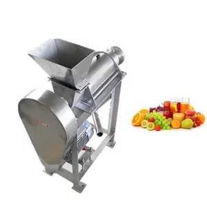 Exprimidor de frutas en espiral, extractor de zumo de frutas, máquina exprimidora industrial de tipo espiral