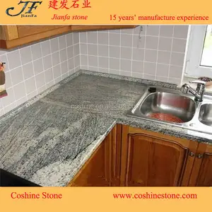 The popular Kitchen granite Countertop China Juparana granite countertop