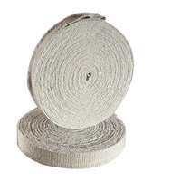 Ruban en fibre céramique réfractaire tissé uni YEAFEEL YFCFT ST Grade haute performance à température élevée 1050°C Al2O3+SiO2 2-5µm