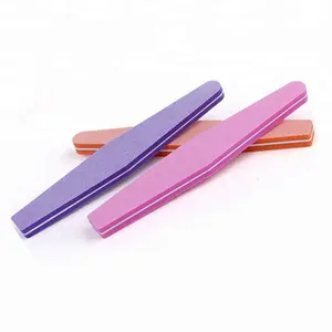 Top quality 100/180 eva nail file custom sponge nail file lime with private logo professional nail beauty sanding tool