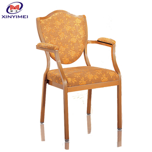 Chaises de banquet à accoudoirs en métal bon marché pour hôtel, vente en gros en Chine, meubles 2021, utilisées pour les conférences - Product Image 5