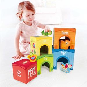 Hape caliente nuevos productos de alta calidad de juguetes de madera para la construcción y el aprendizaje - Product Image 2