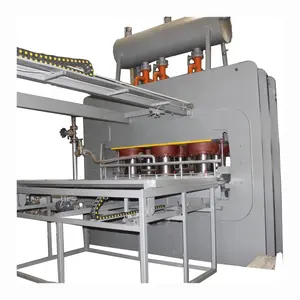 Hot press board making machine for laminate mdf board