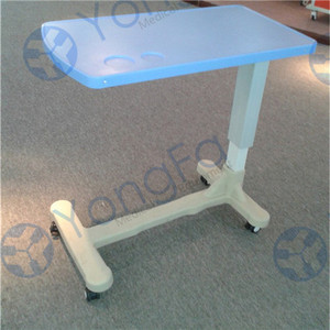 YFT-001 병원 이동식 침대 테이블 환자 식사용 플라스틱 및 ABS 가구 CE&ISO13485 인증 2년 보증 - Product Image 2