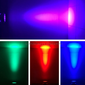 Nhựa nhà ở 12*4W RGBW 4in1 phẳng <span class=keywords><strong>LED</strong></span> mệnh có thể uplights cho sân khấu đám cưới bên câu lạc bộ thanh - Product Image 6