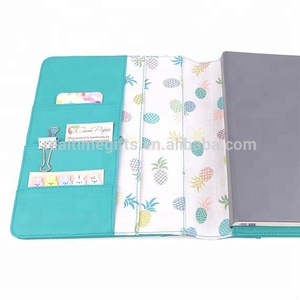 Porte-documents en <span class=keywords><strong>cuir</strong></span> PU, 1 pièce, support de conférence d'affaires, <span class=keywords><strong>organisateur</strong></span> de dossier en <span class=keywords><strong>cuir</strong></span> rose A5 - Product Image 2