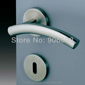 Maniglia <span class=keywords><strong>per</strong></span> <span class=keywords><strong>Porta</strong></span> in Acciaio Inossidabile AISI304 Stile Europeo Moderno con Rosetta e Serratura <span class=keywords><strong>per</strong></span> Bagno, Cucina, Ingresso e Centri Commerciali - Product Image 2