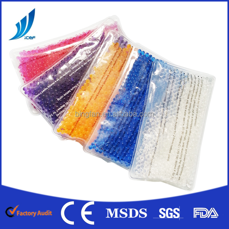 Hot cold PVC Gel Pack compress bag put your Logo on the product